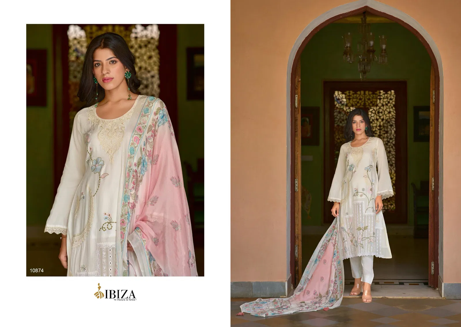 Arnica By Ibiza Bambarg Muslin Designer Salwar Kameez Exporters In India